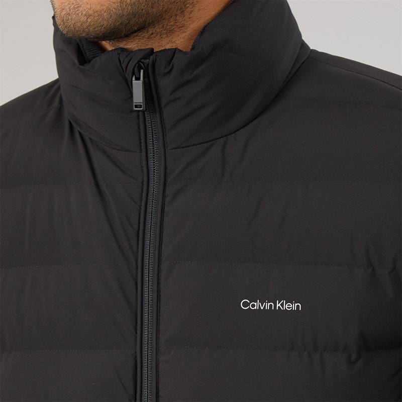 Calvin Klein Mens Classic Lightweight Puffer Coat Black - Image 5