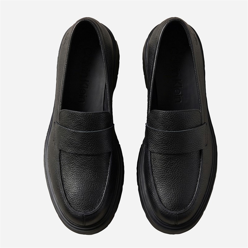 Calvin Klein Mens Combat Essential Loafers Triple Black - Image 4