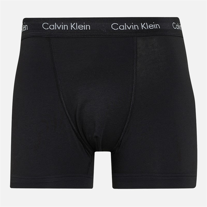 Calvin Klein Mens Three Pack Trunks Black - Image 3