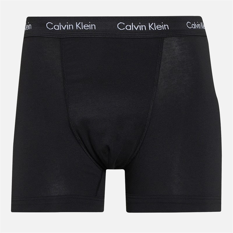 Calvin Klein Mens Three Pack Trunks Black - Image 4