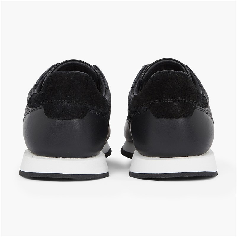 Calvin Klein Mens Retro Runner Trainers Ck Black - Image 3