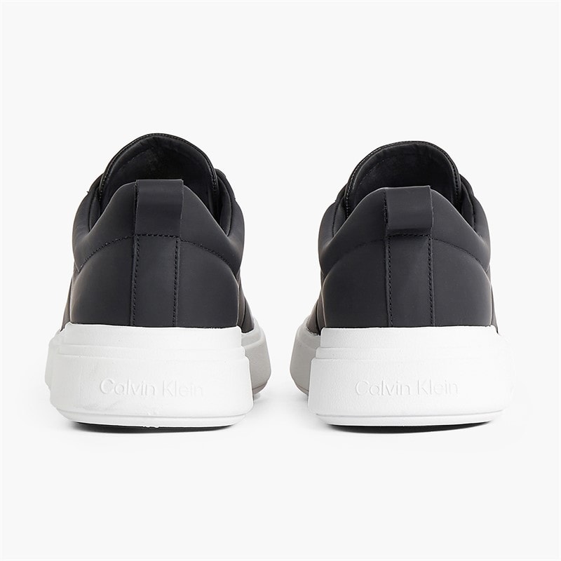 Calvin Klein Mens Low Top Lace Up Trainers Ck Black - Image 3