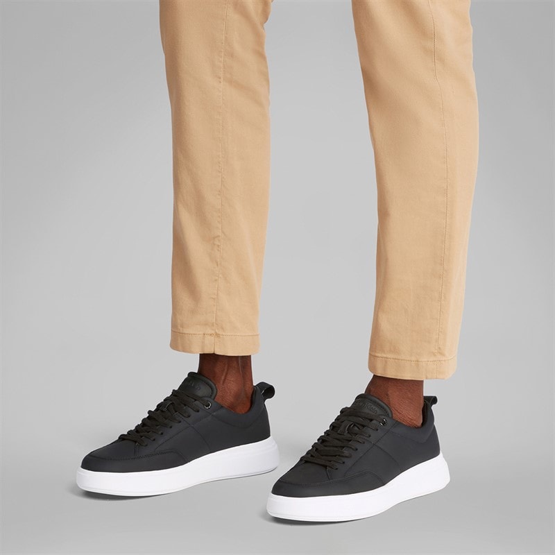 Calvin Klein Mens Low Top Lace Up Trainers Ck Black - Image 5