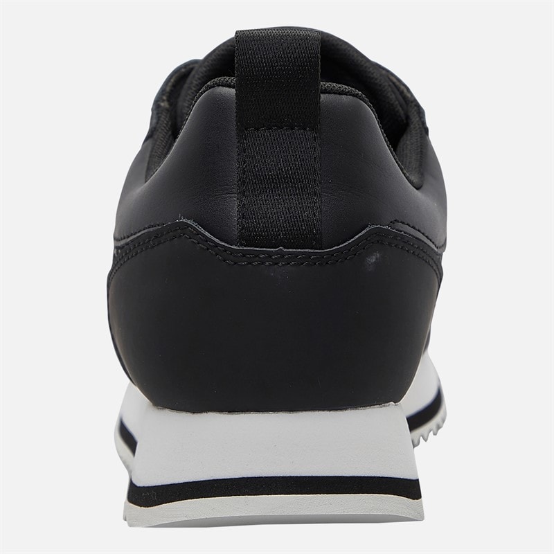 Calvin Klein Mens Retro Runner Trainers Black Mono - Image 3