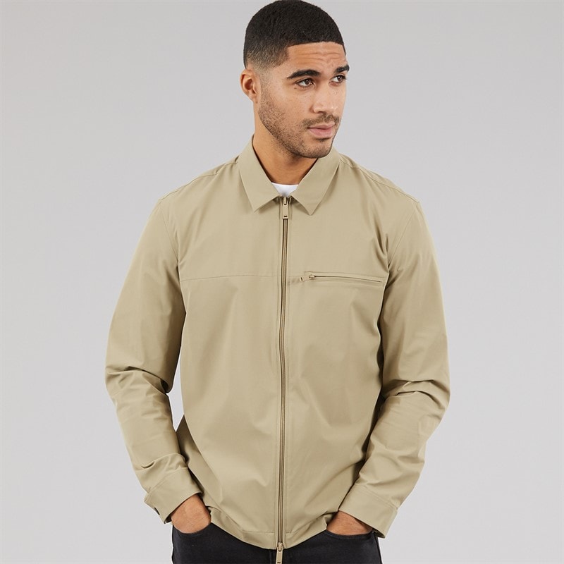 Calvin Klein Mens Nylon Stretch Tech Shirt Tree House - Image 3