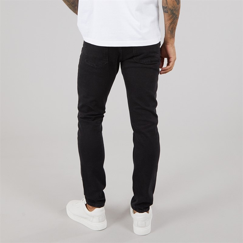 Calvin Klein Mens Slim Taper Jeans Denim Black - Image 2