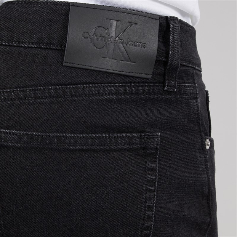 Calvin Klein Mens Slim Taper Jeans Denim Black - Image 3