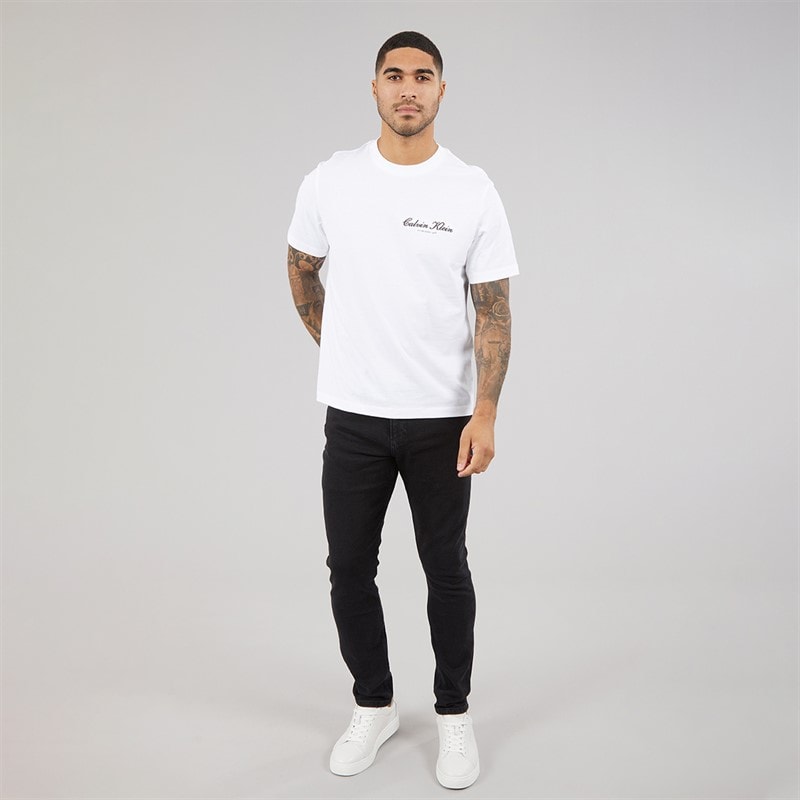 Calvin Klein Mens Slim Taper Jeans Denim Black - Image 4