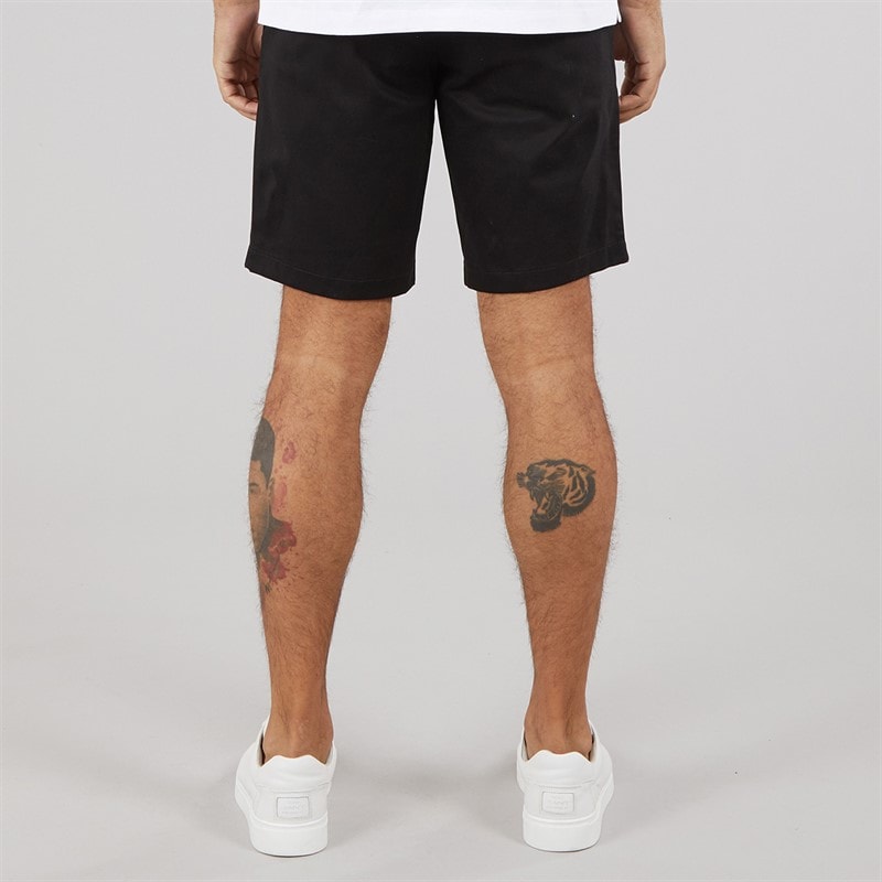Calvin Klein Mens Sateen Stretch Slim Shorts Ck Black - Image 2