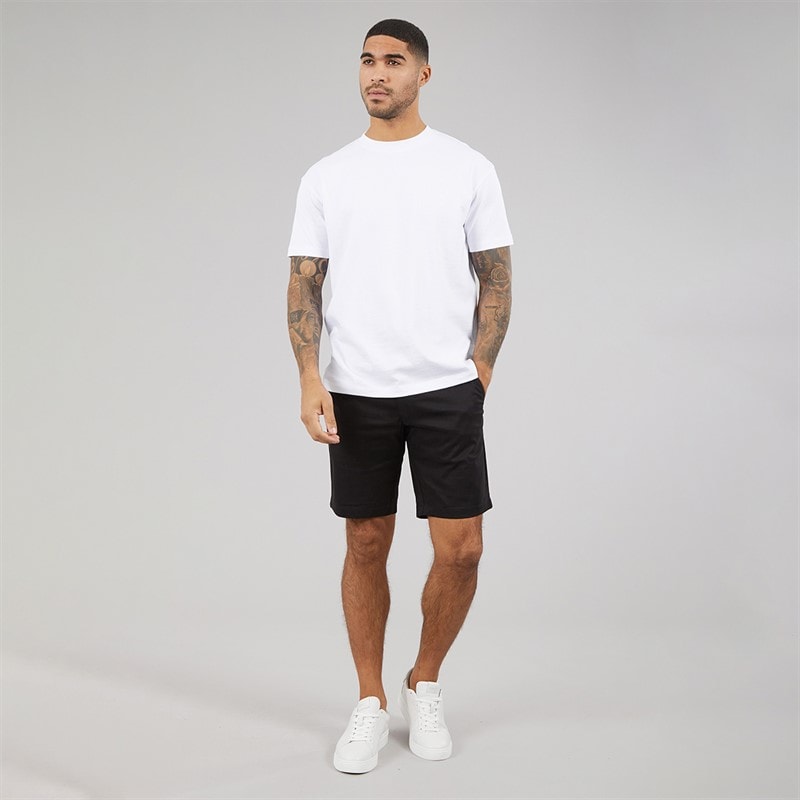Calvin Klein Mens Sateen Stretch Slim Shorts Ck Black - Image 4