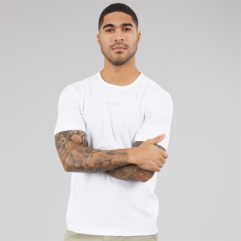 Calvin Klein Mens T-Shirt Classic White