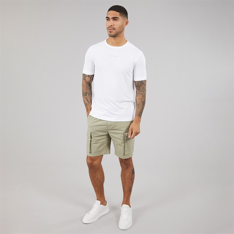Calvin Klein Mens T-Shirt Classic White - Image 4