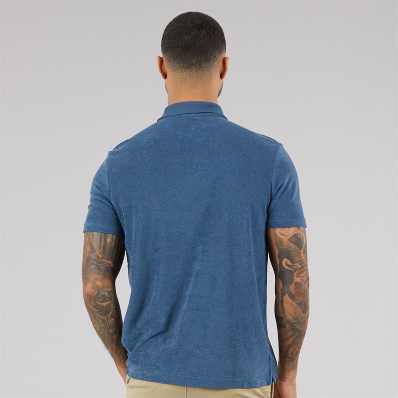 Calvin Klein Mens Towelling Polo Shirt Key Largo - Image 2