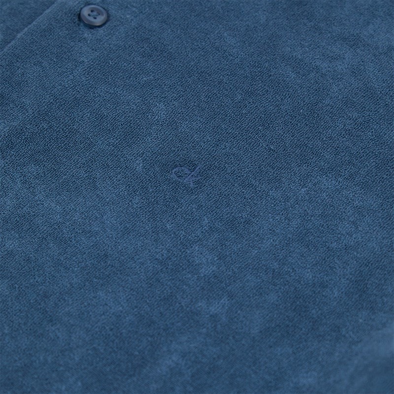 Calvin Klein Mens Towelling Polo Shirt Key Largo - Image 3