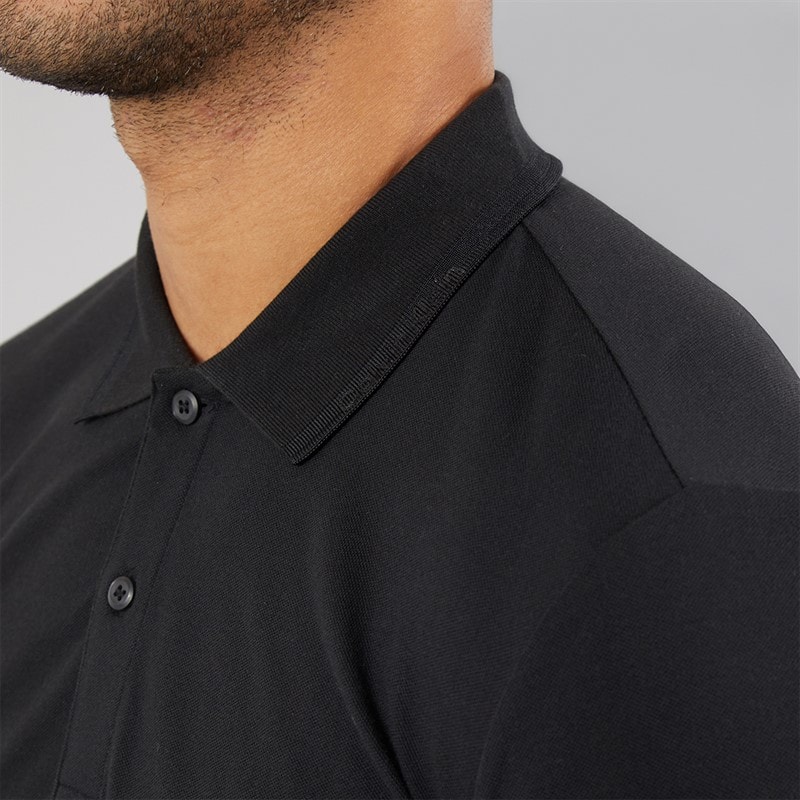 Calvin Klein Mens Thermo Tech Pique Polo Shirt Ck Black - Image 3