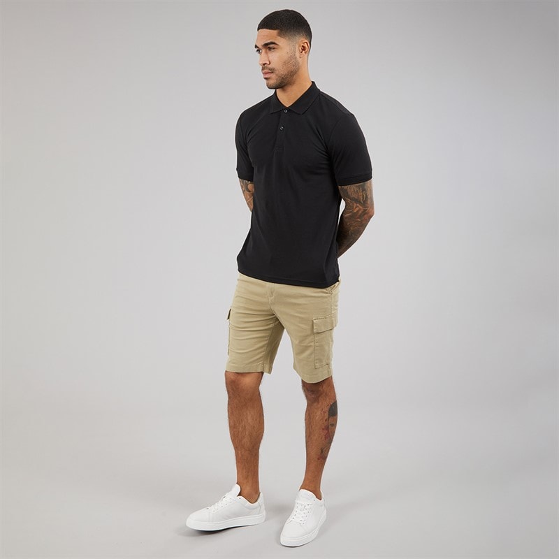 Calvin Klein Mens Thermo Tech Pique Polo Shirt Ck Black - Image 4
