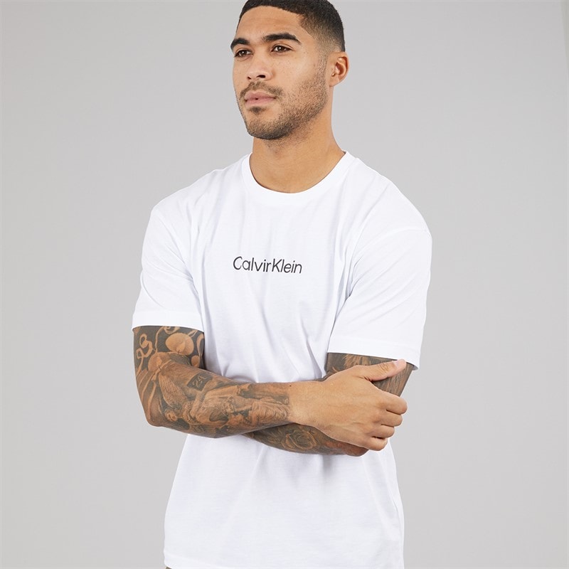 Calvin Klein Mens Hero Logo Comfort T-Shirt Bright White - Image 1
