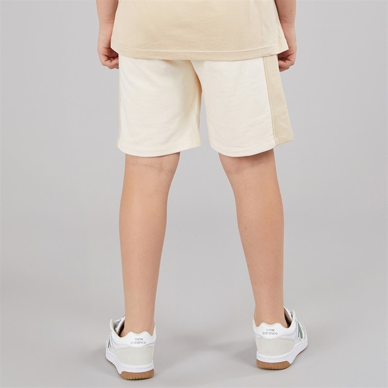 Calvin Klein Boys Colour Block Relaxed Shorts Oyster Gray - Image 2