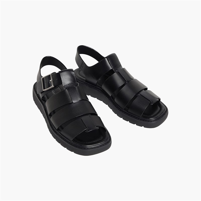 Calvin Klein Womens Zadar Slingback Sandals Triple Black - Image 3