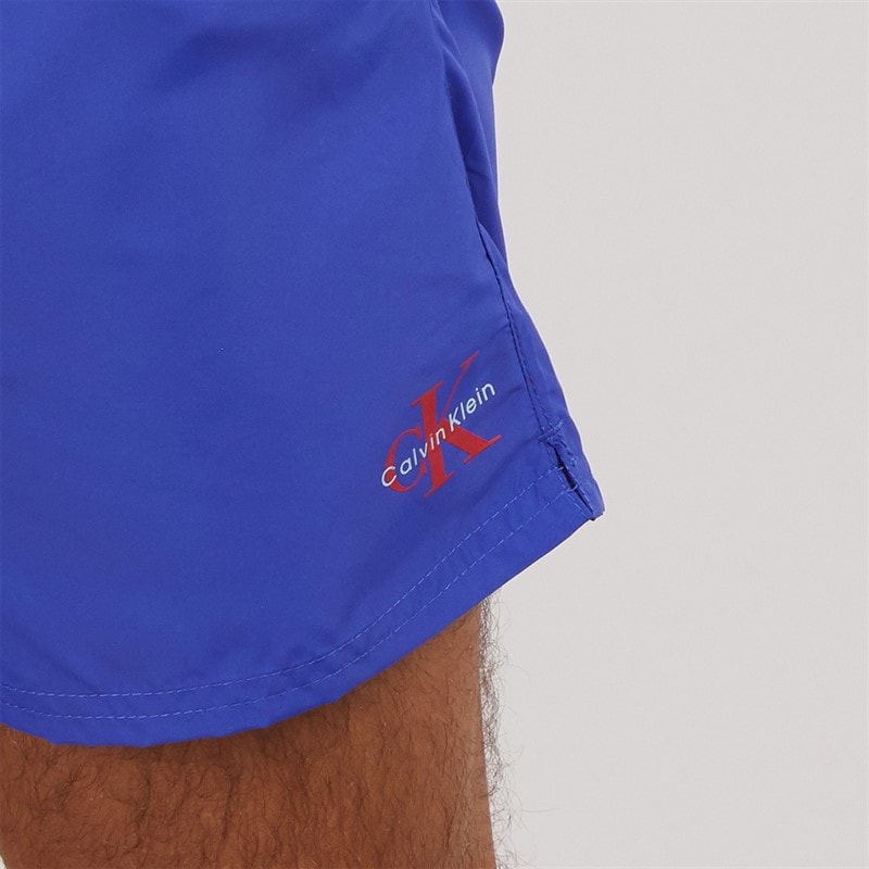 Calvin Klein Mens Swim Shorts Blue River Fog - Image 3