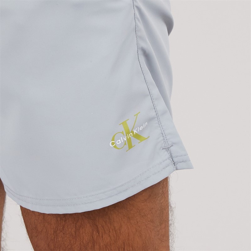 Calvin Klein Mens Swim Shorts Misty Grey - Image 3