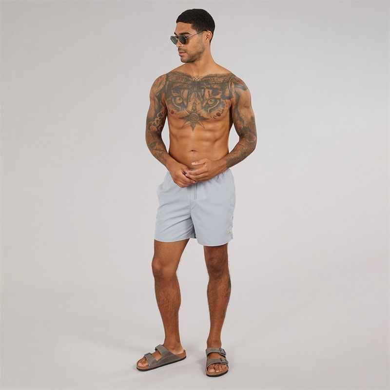 Calvin Klein Mens Swim Shorts Misty Grey - Image 4