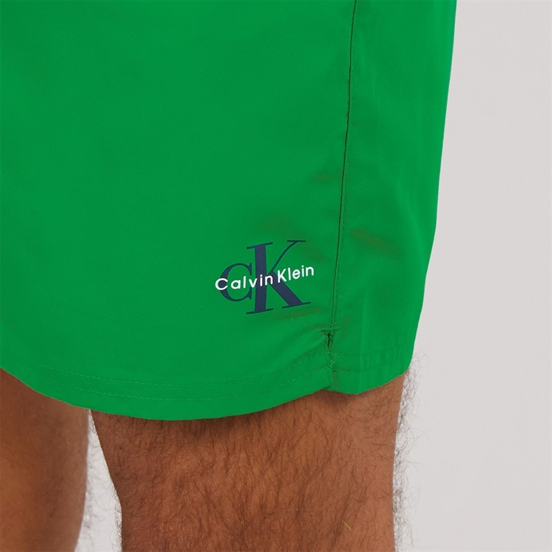 Calvin Klein Mens Swim Shorts Mardi Gras Green - Image 3