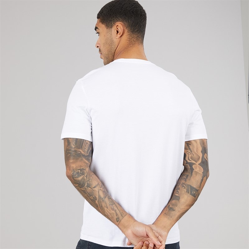 Calvin Klein Mens Mono Logo Graphic T-Shirt Brilliant White - Image 2