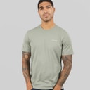 Calvin Klein Mens Micro Logo Crew Neck T-Shirt Shadow