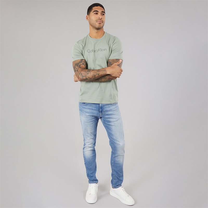 Calvin Klein Mens Sport Graphic T-Shirt Shadow - Image 4