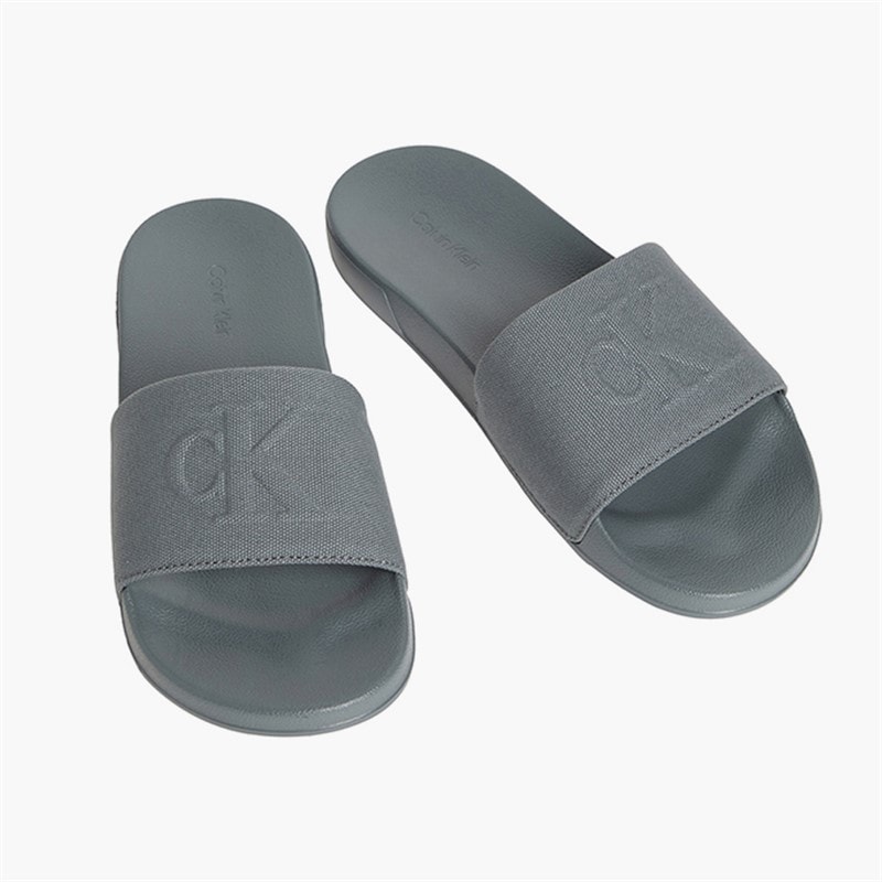 Calvin Klein Mens Essential Sliders Turbulence - Image 1