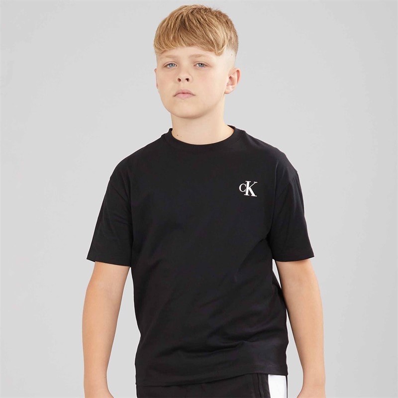 Calvin Klein Boys Bridge T-Shirt Black - Image 2