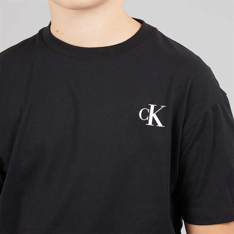 Calvin Klein Boys Bridge T-Shirt Black - Image 5