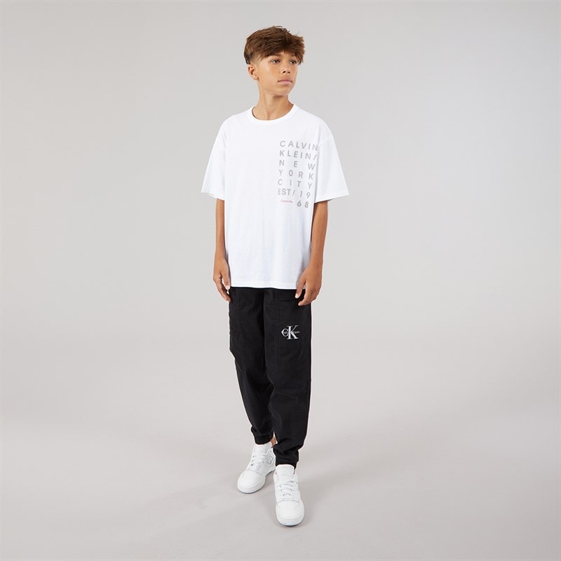 Calvin Klein Boys T-Shirt White 3-White - Image 4