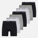 Calvin Klein Mens Seven Pack Boxer Briefs Multi