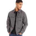 Closure London Mens Utility Overshirt Charcoal