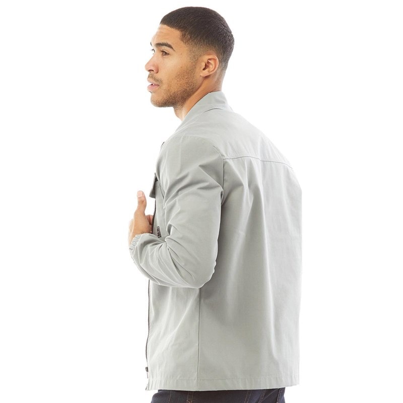 Closure London Mens Utility Overshirt Ice Grey - Image 2