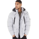 Closure London Mens Longline Expedition Jacket Ice Grey