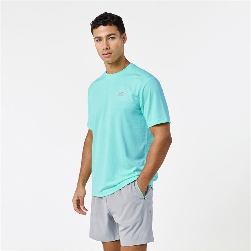 Closure London Mens Training T-Shirt And Shorts Set Aqua - Image 1