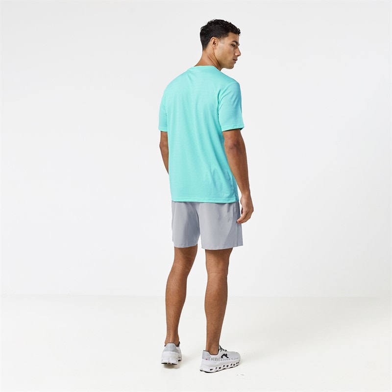 Closure London Mens Training T-Shirt And Shorts Set Aqua - Image 3