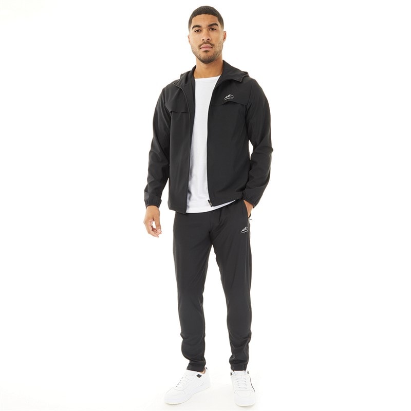 Closure London Mens Poly Tech Tracksuit Black - Image 1