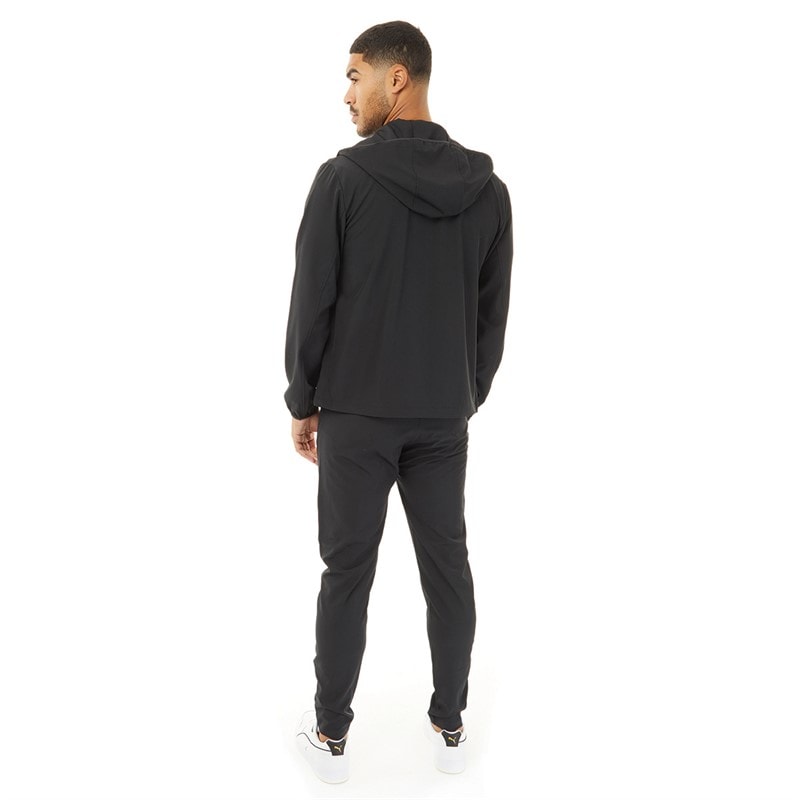 Closure London Mens Poly Tech Tracksuit Black - Image 2