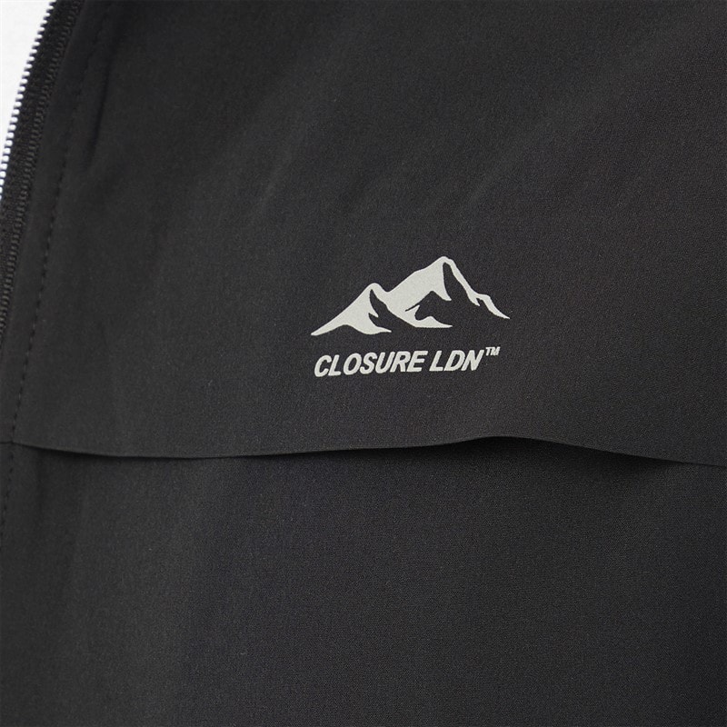 Closure London Mens Poly Tech Tracksuit Black - Image 3