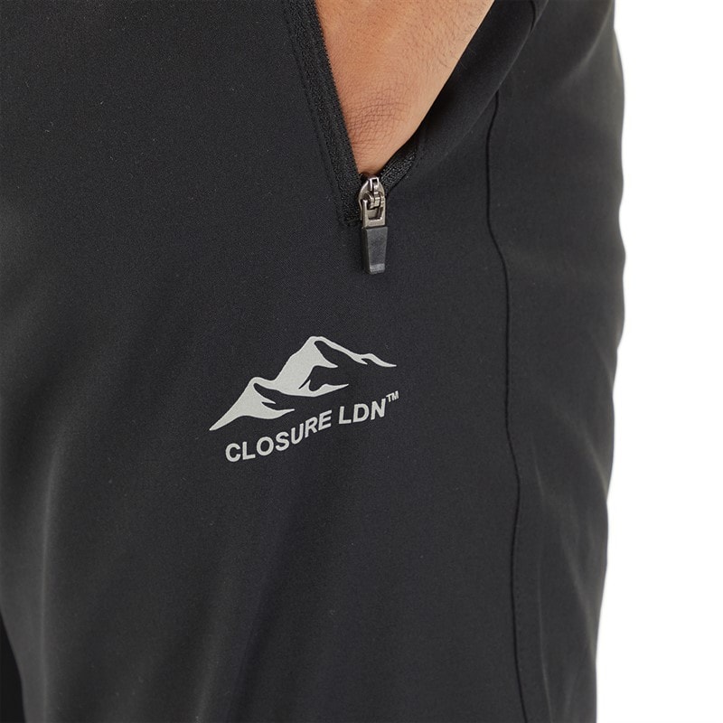 Closure London Mens Poly Tech Tracksuit Black - Image 5