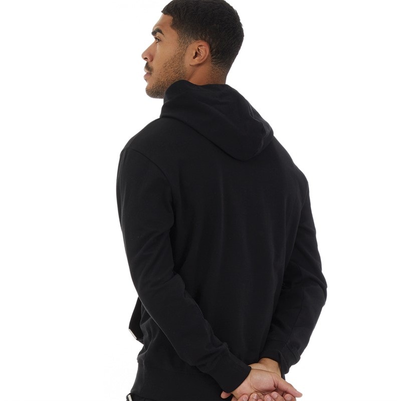 Closure London Mens Relaxed Fit Hoodie Black - Image 2