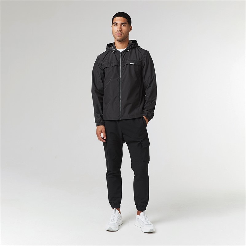 Closure London Mens Smart Windbreaker Black - Image 3