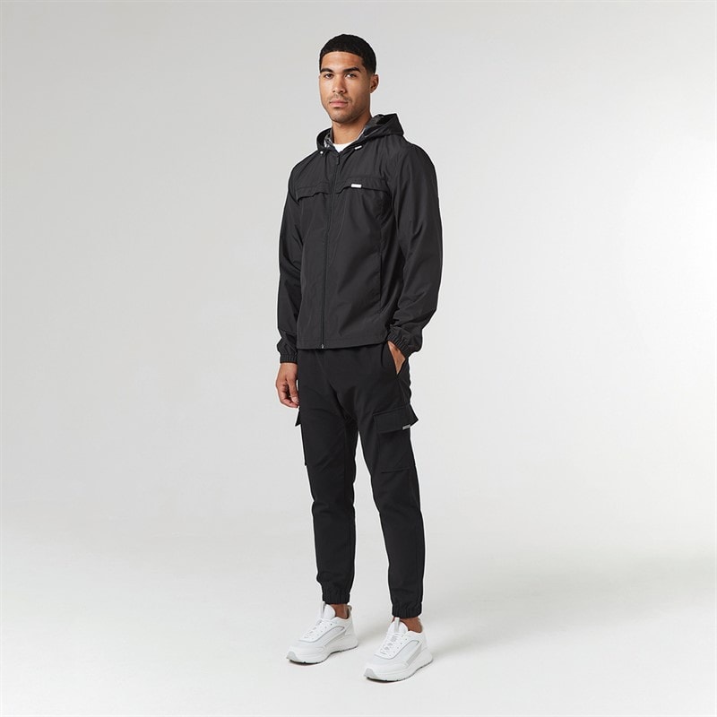 Closure London Mens Smart Windbreaker Black - Image 5