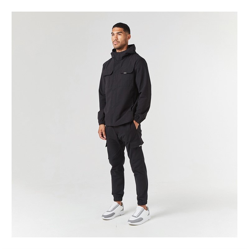 Closure London Mens Premium Ripstop Jacket Black - Image 4
