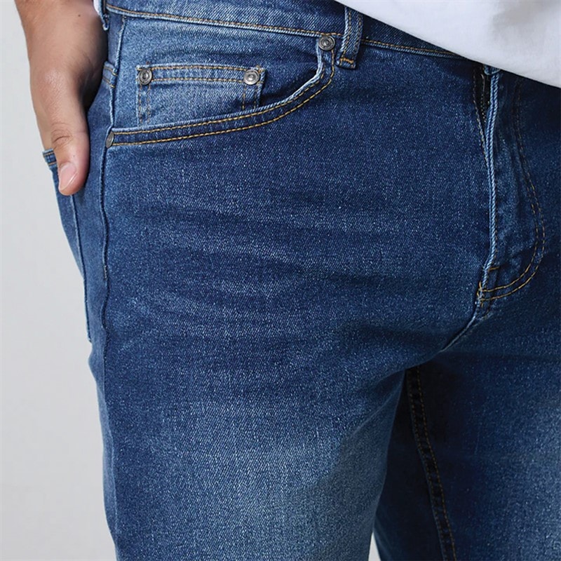 Closure London Mens Two Pack Slim Fit Jeans Mid Blue 198/Light Blue - Image 4