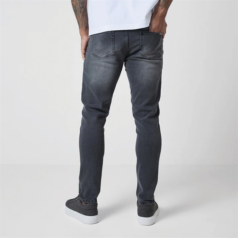 Closure London Mens Two Pack Slim Fit Jeans Black 001/Grey Wash - Image 2